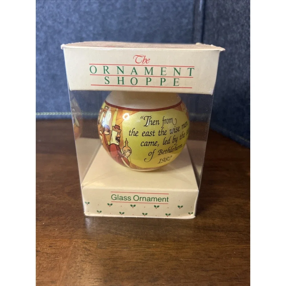 The Ornament Shop 3‎ Wise Men Ornament, Nativity Christmas  1982 Vintage RARE!